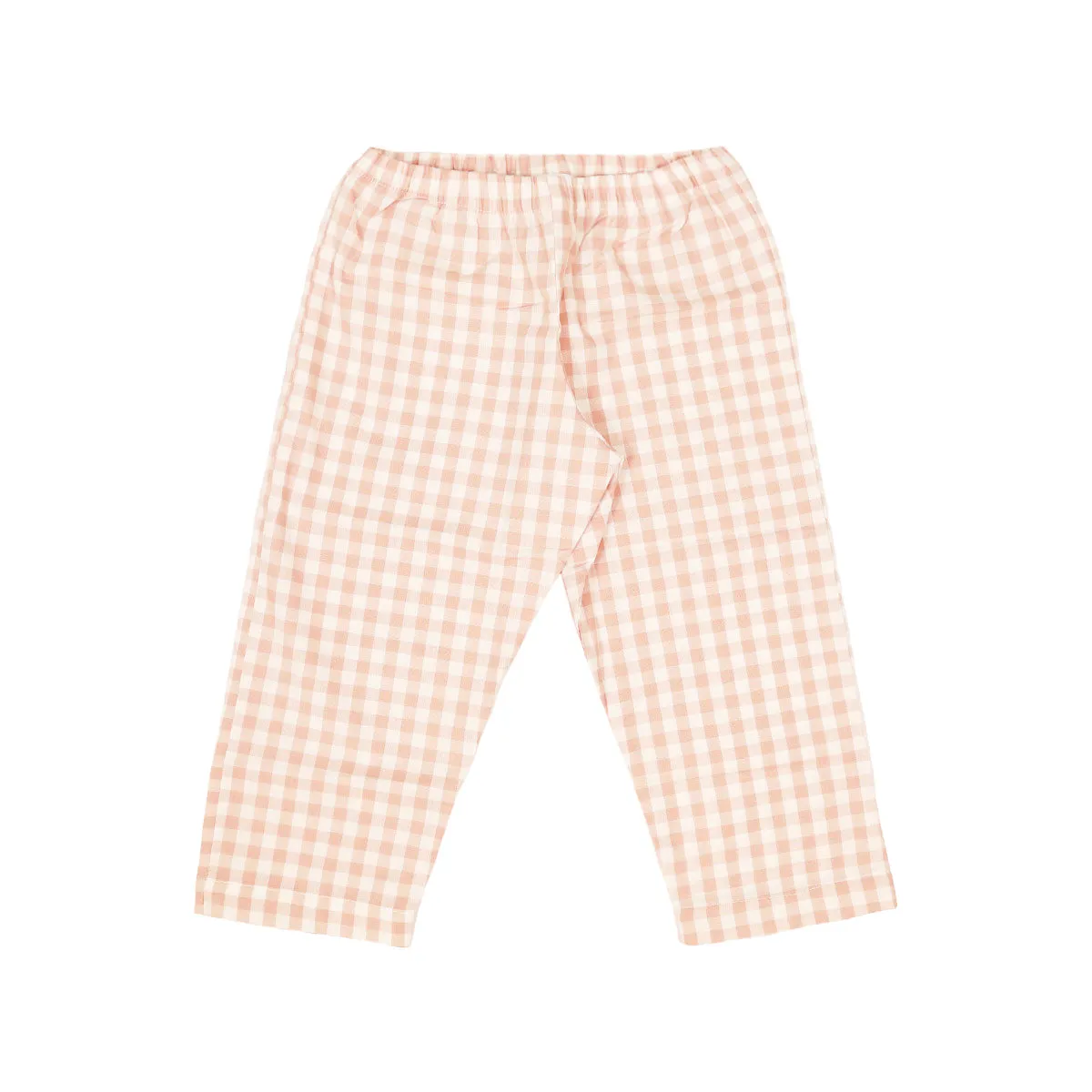 Light Pink Gingham Isidore Pajamas