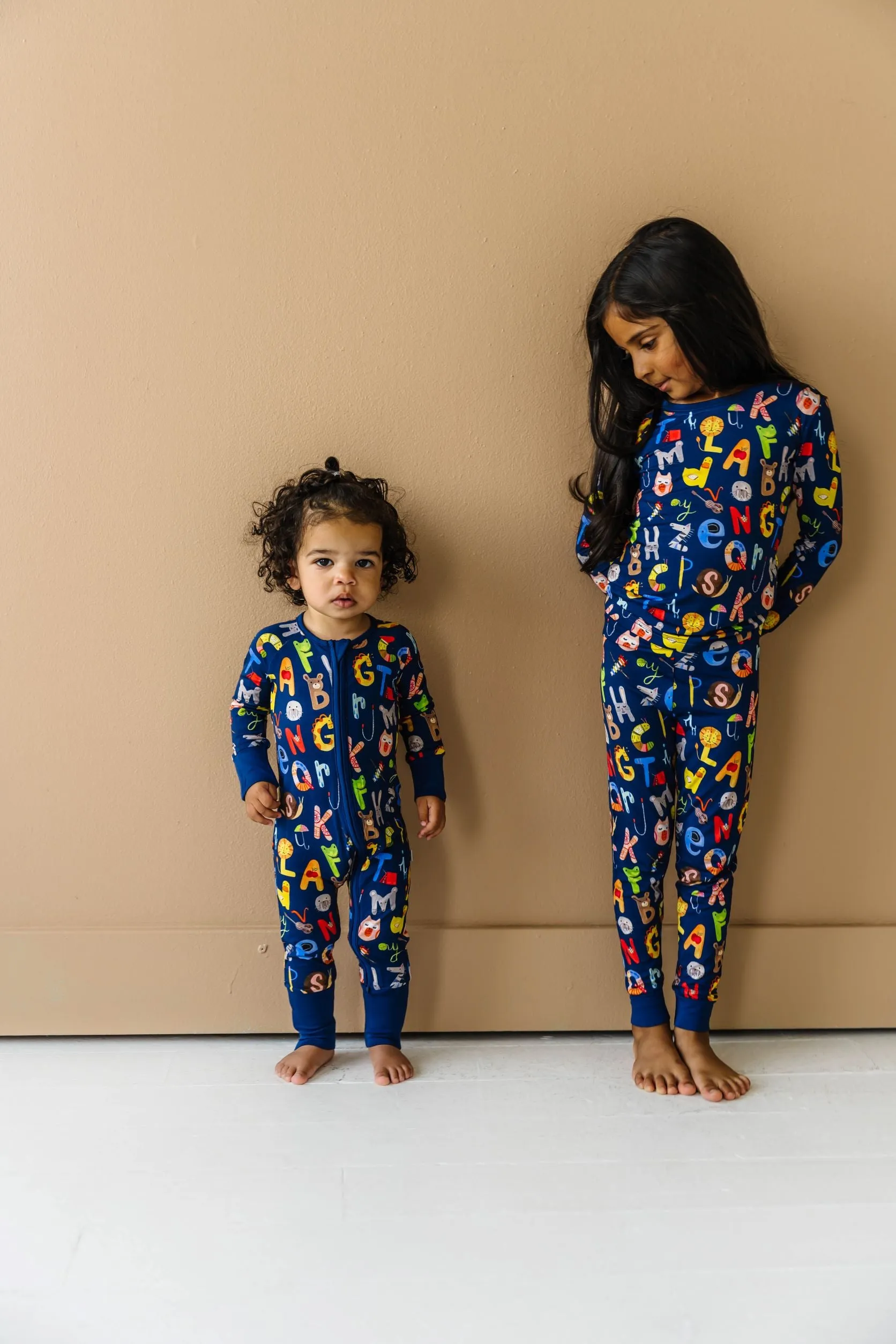 Little Sleepies Alphabet Friends 2pc L/S Pajama Set