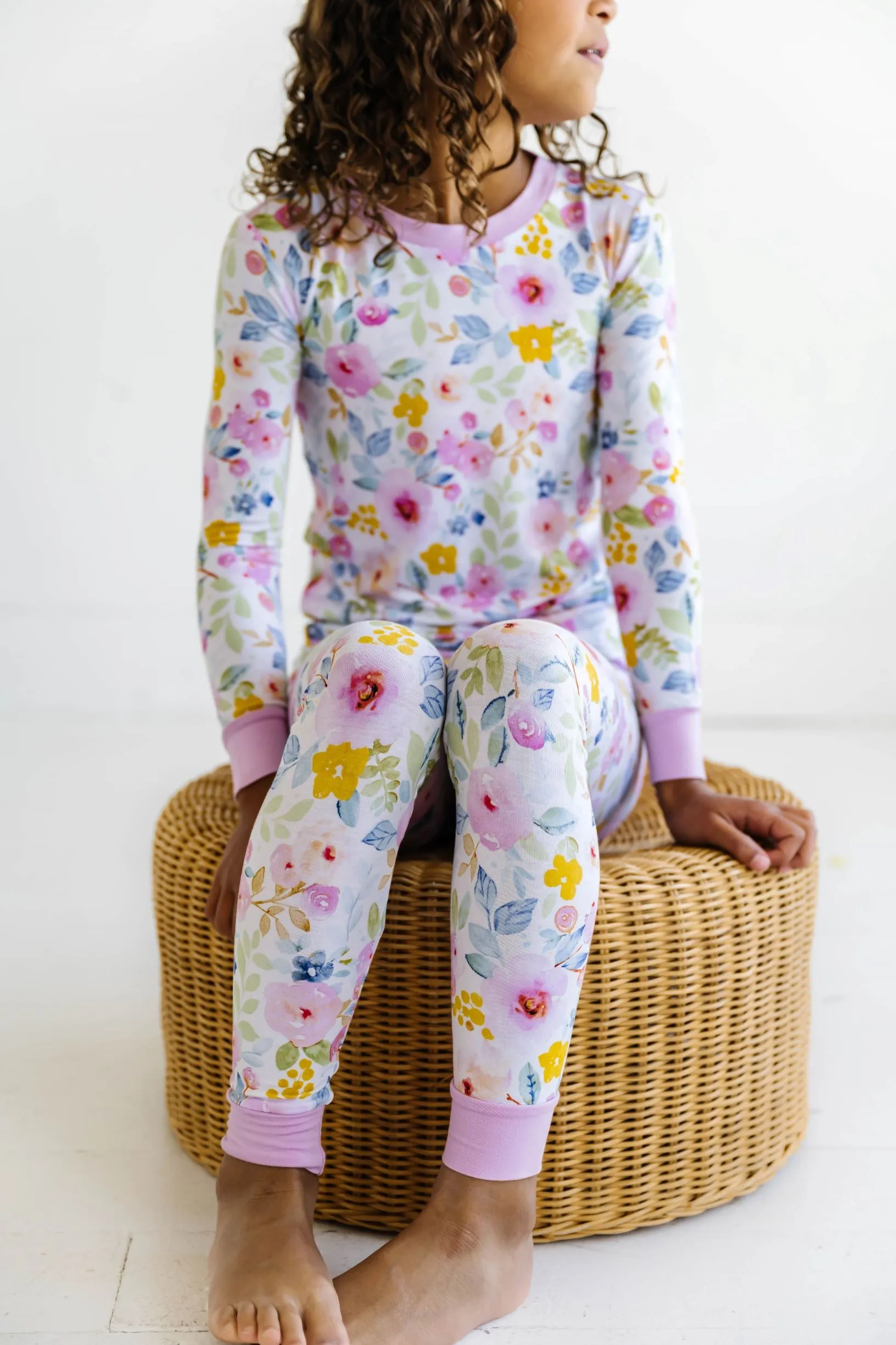 Little Sleepies Bella Blooms Bamboo 2pc L/S Pajama Set