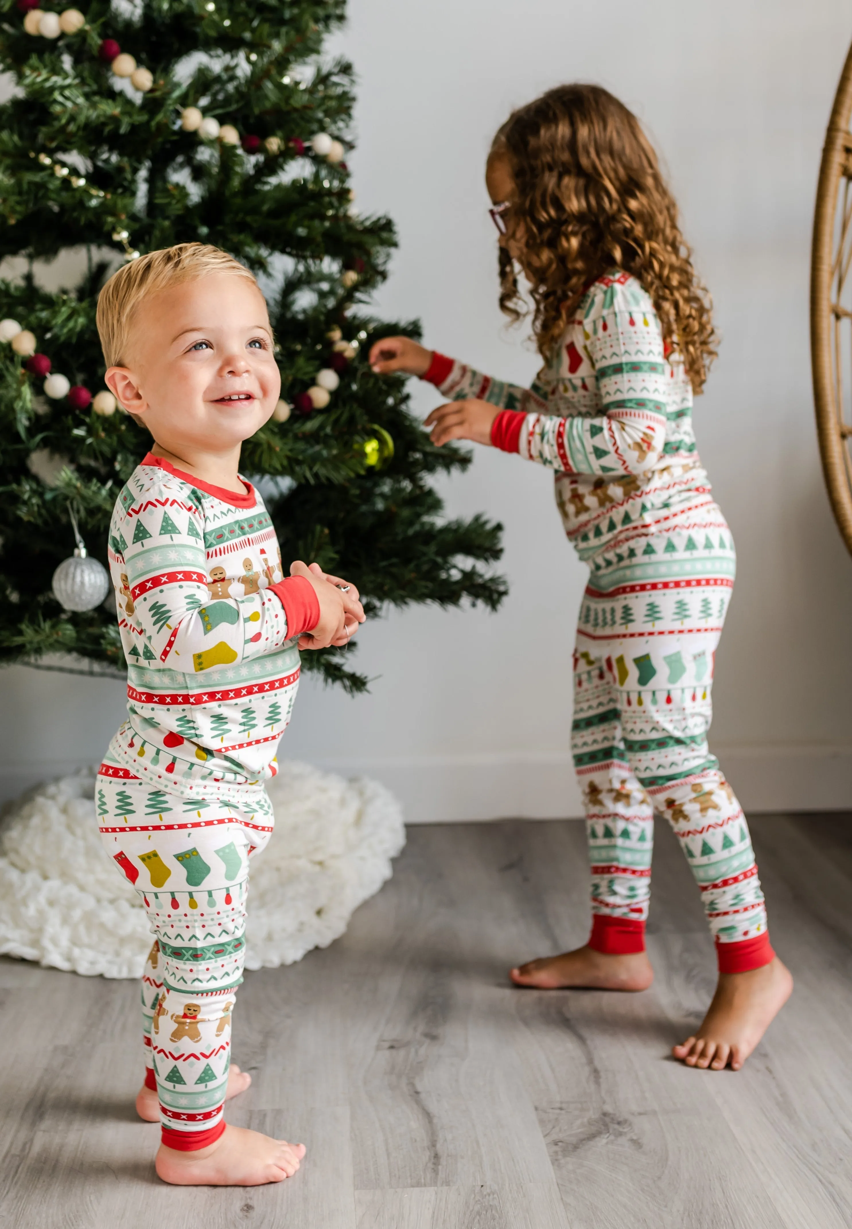 Little Sleepies Fair Isle Bamboo 2pc Pajama Set