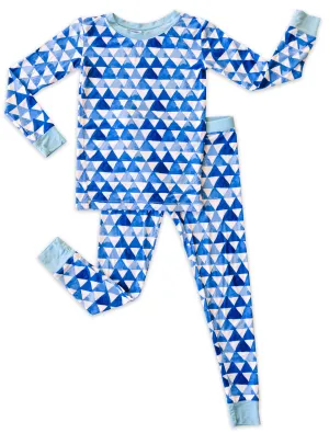 Little Sleepies Horizon Triangles Bamboo 2pc Pajama Set