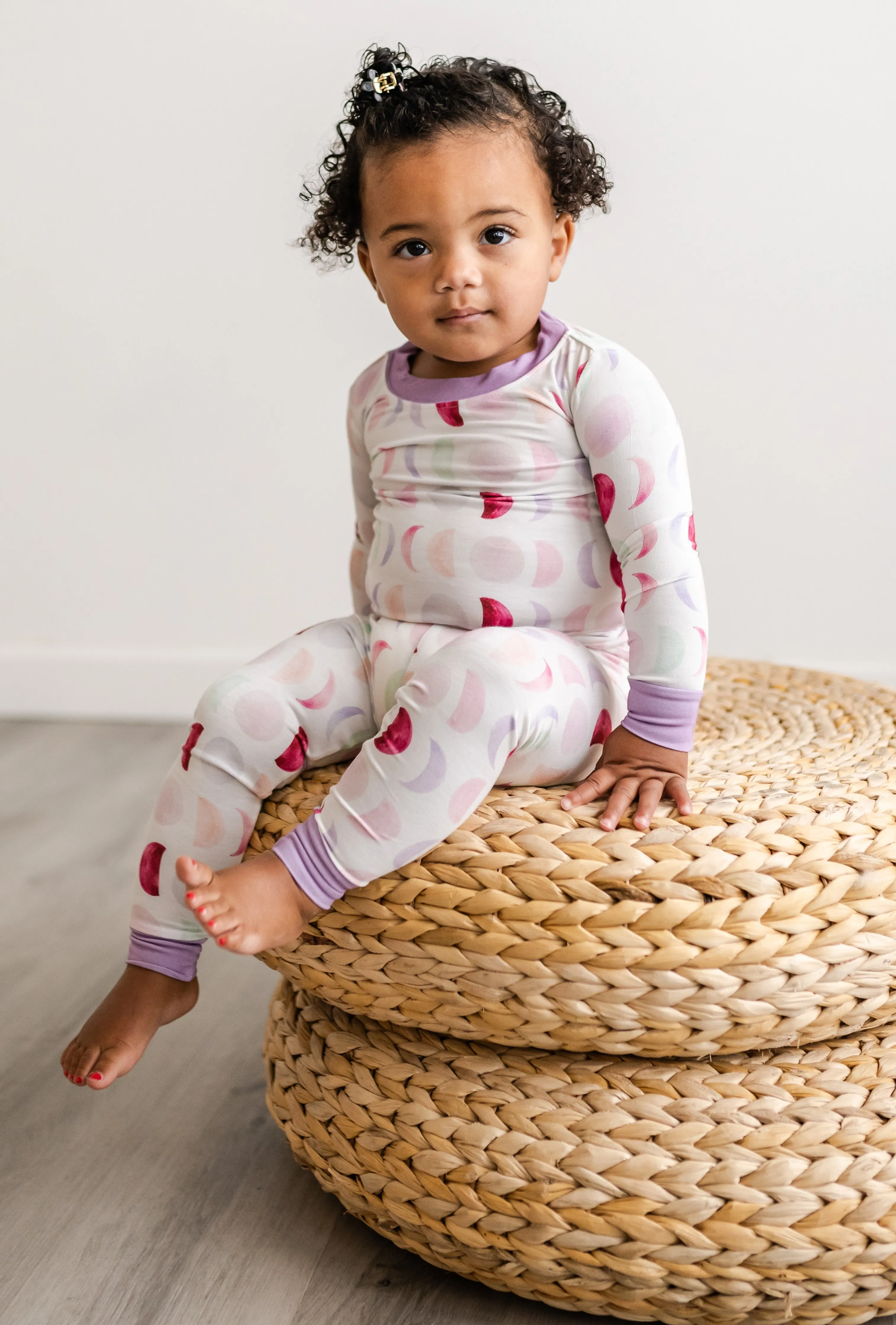 Little Sleepies Luna Mauve Bamboo 2pc Pajama Set