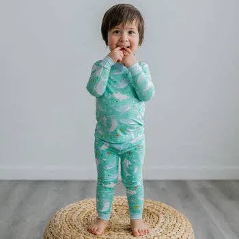 Little Sleepies - Shark Soiree Two-Piece Bamboo Viscose Pajama Set 4T