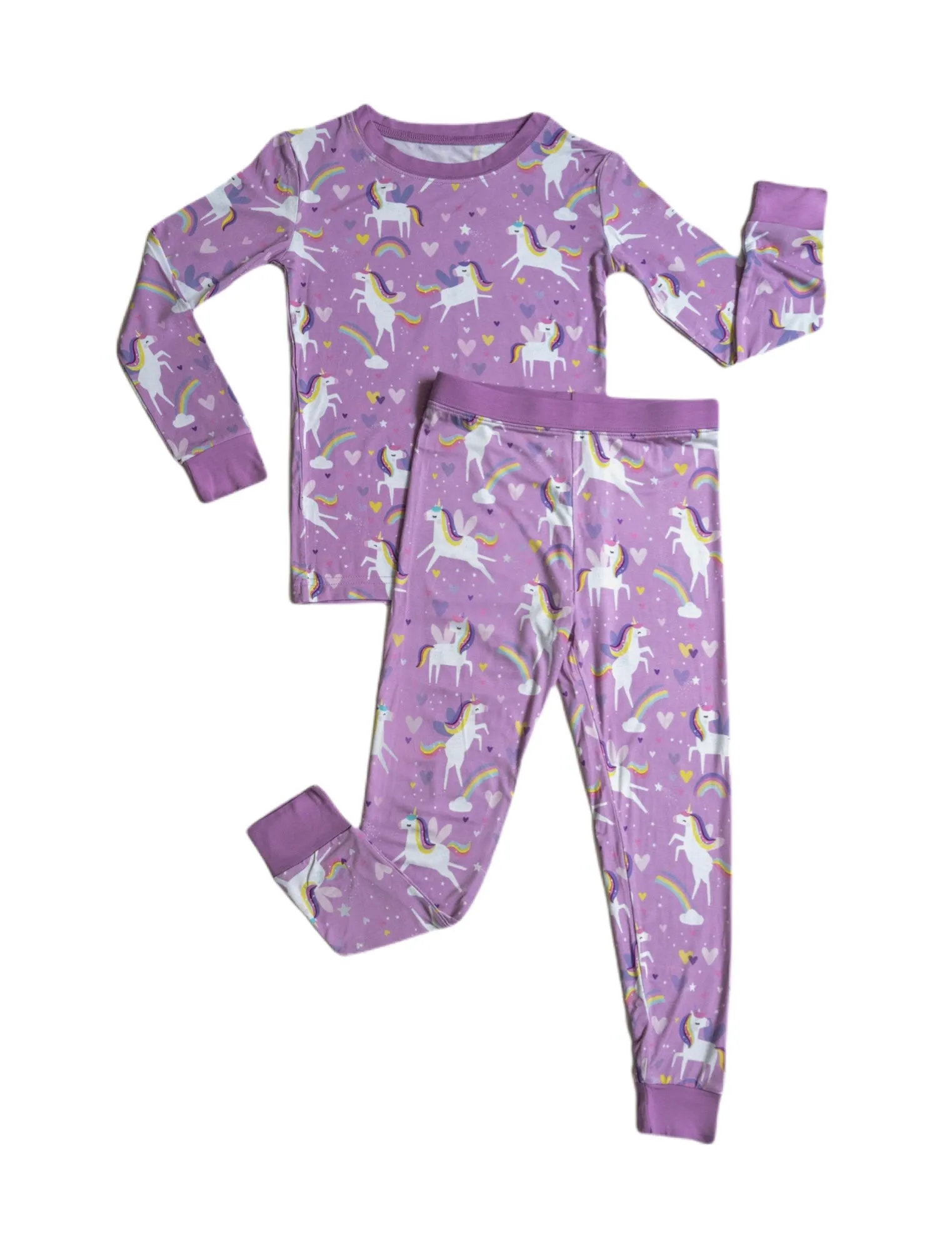 Little Sleepies Sienna's Unicorns L/S 2pc Pajama Set