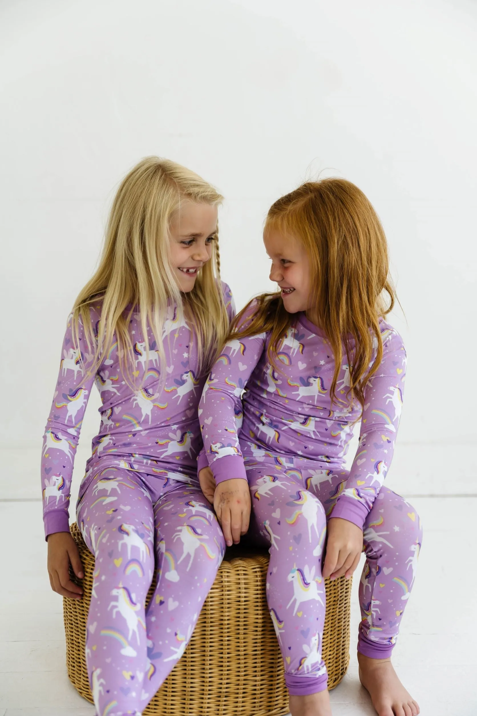 Little Sleepies Sienna's Unicorns L/S 2pc Pajama Set