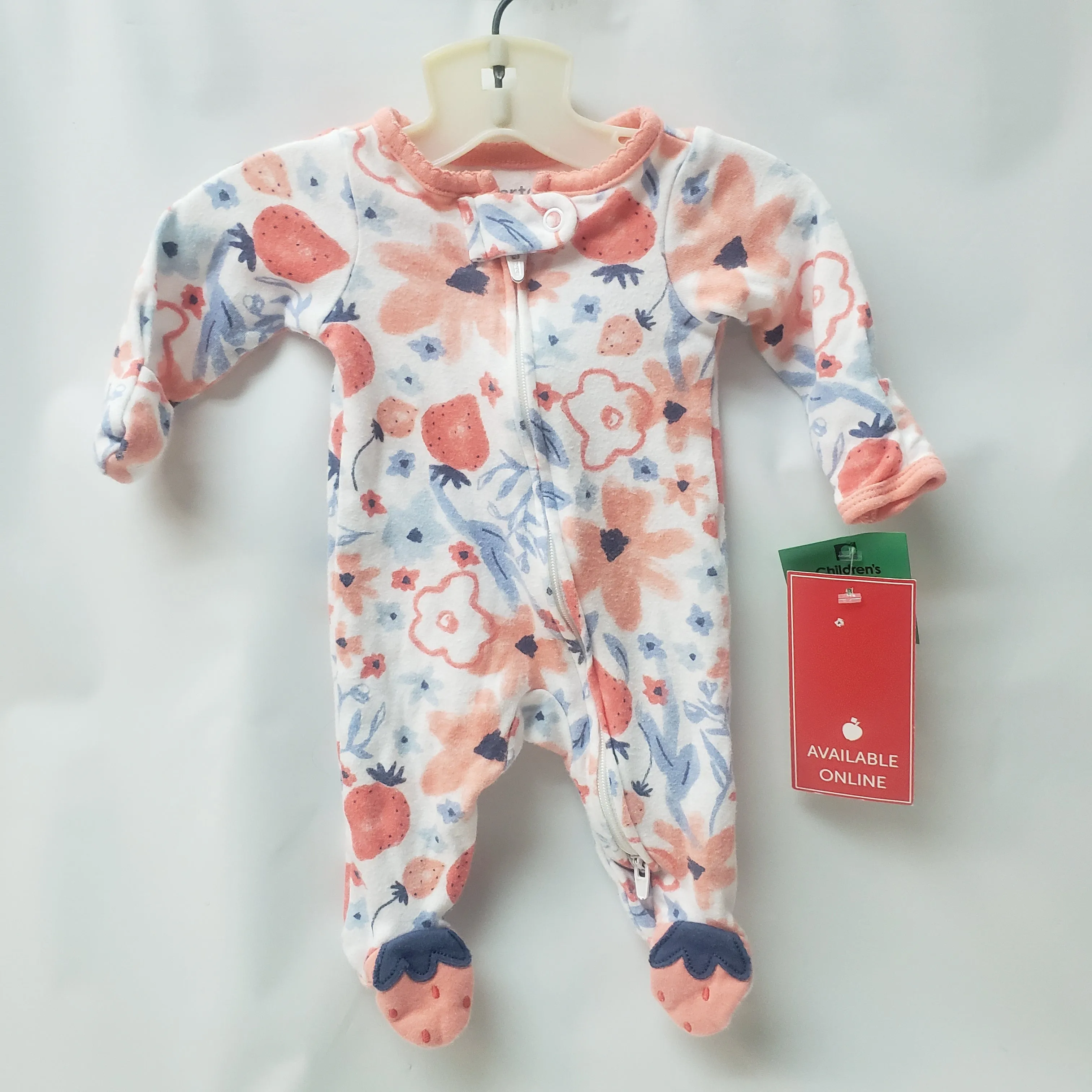 Long Sleeve 1 PC Pajamas  By Carters Size Preemie