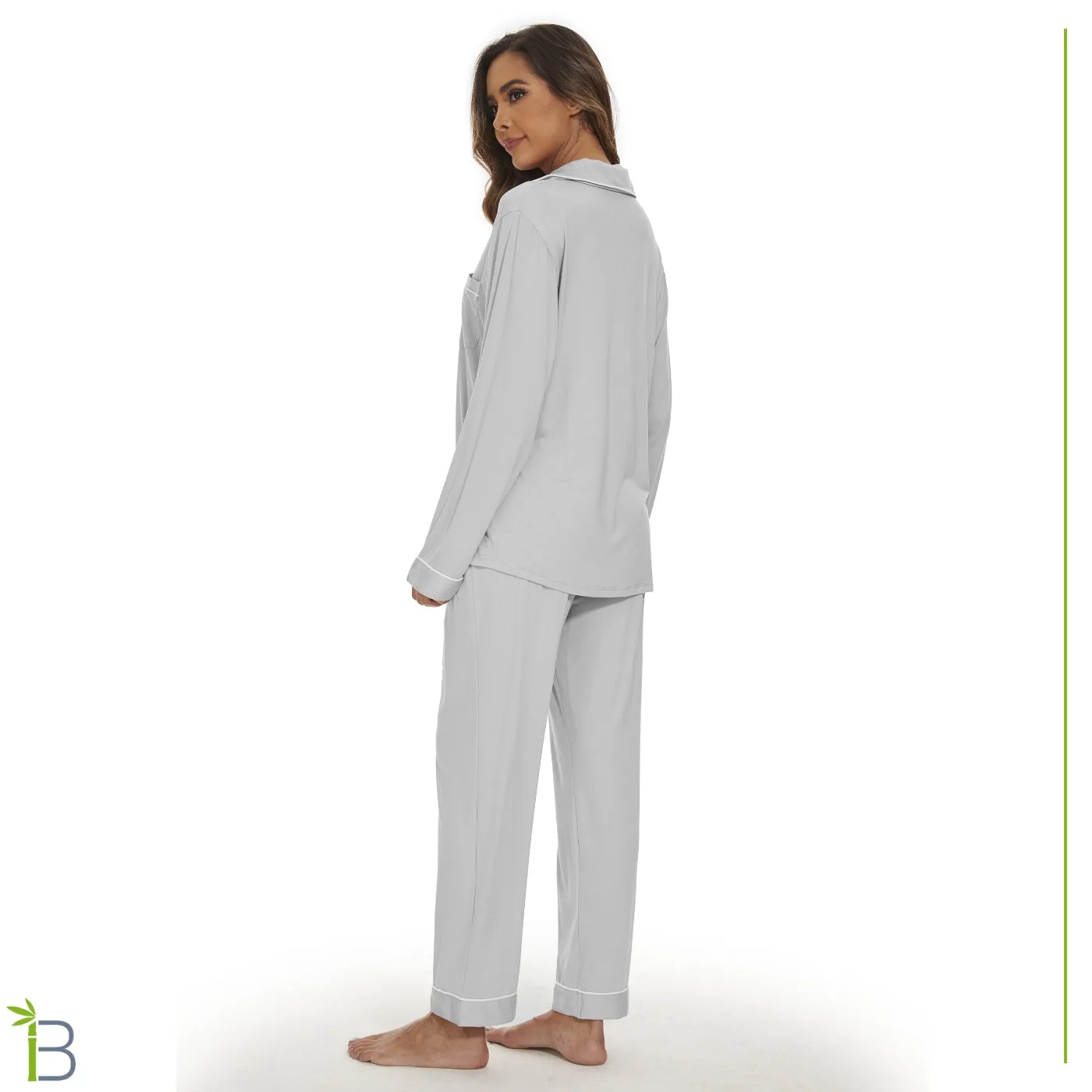 Long Sleeve Bamboo Viscose Pajama Set