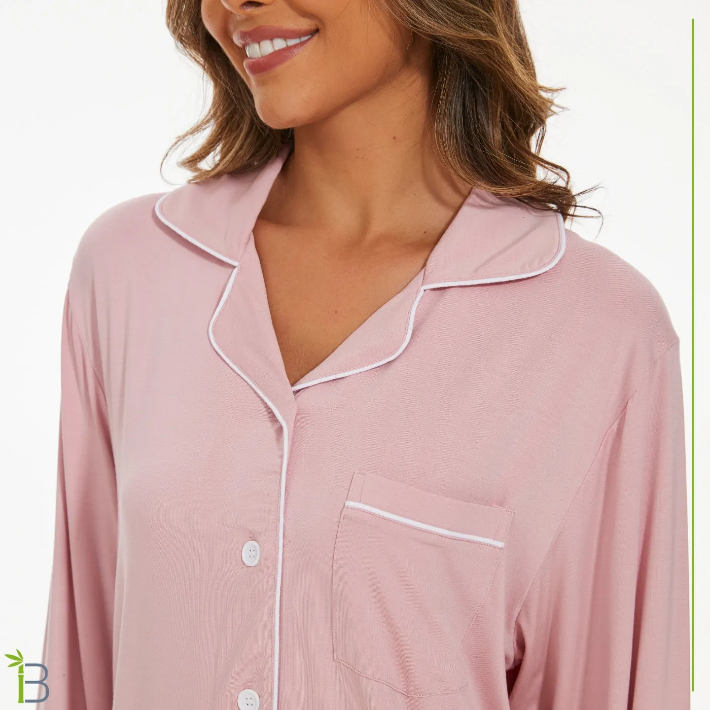 Long Sleeve Bamboo Viscose Pajama Set