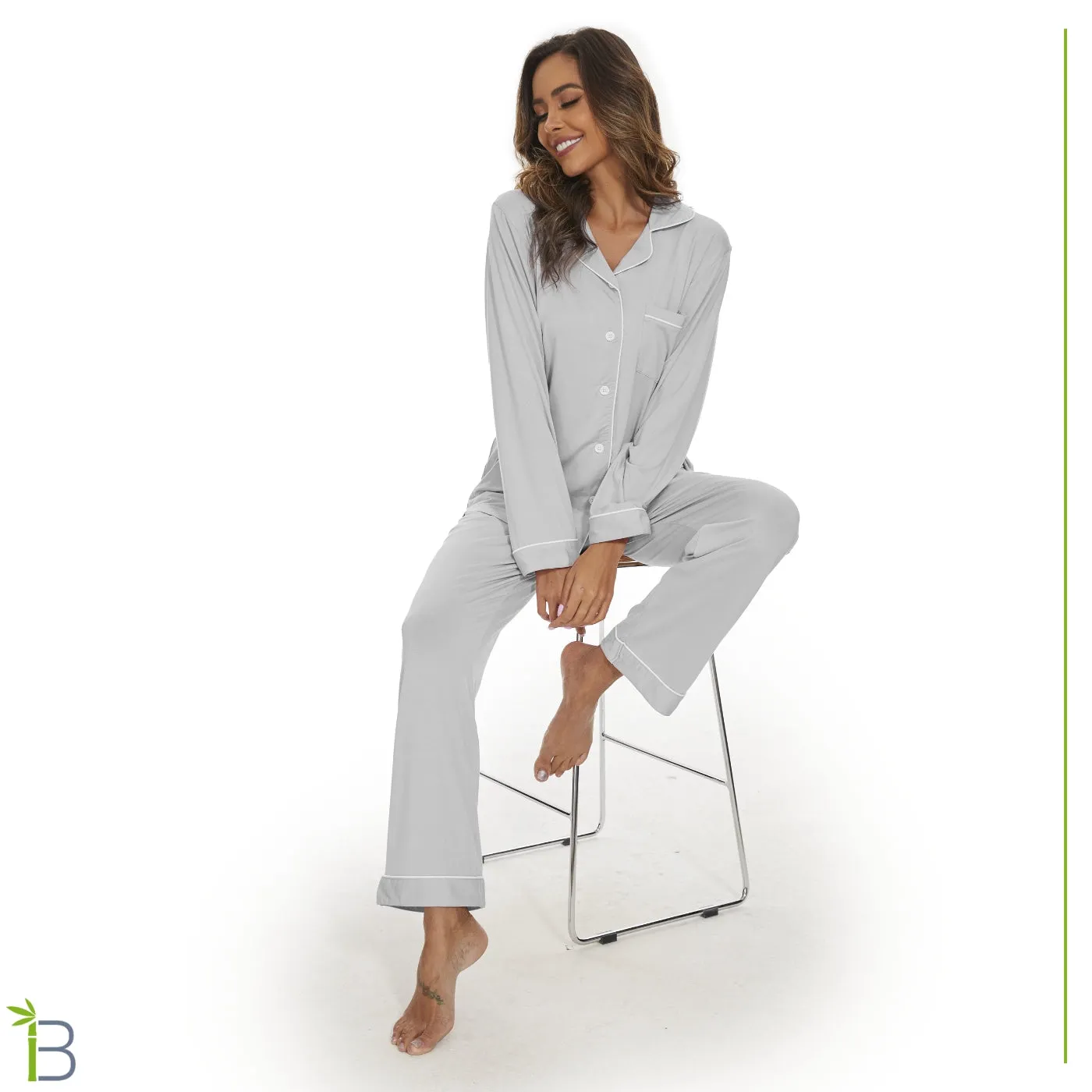 Long Sleeve Bamboo Viscose Pajama Set