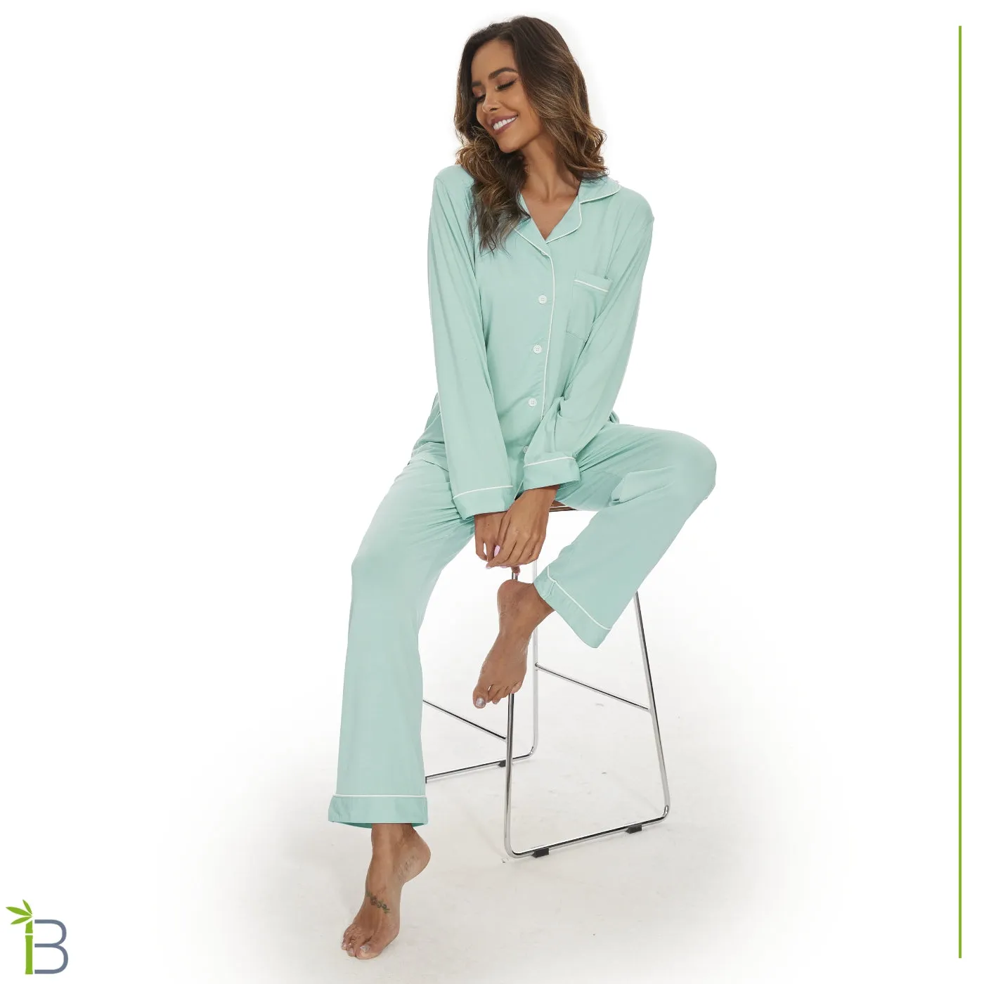 Long Sleeve Bamboo Viscose Pajama Set