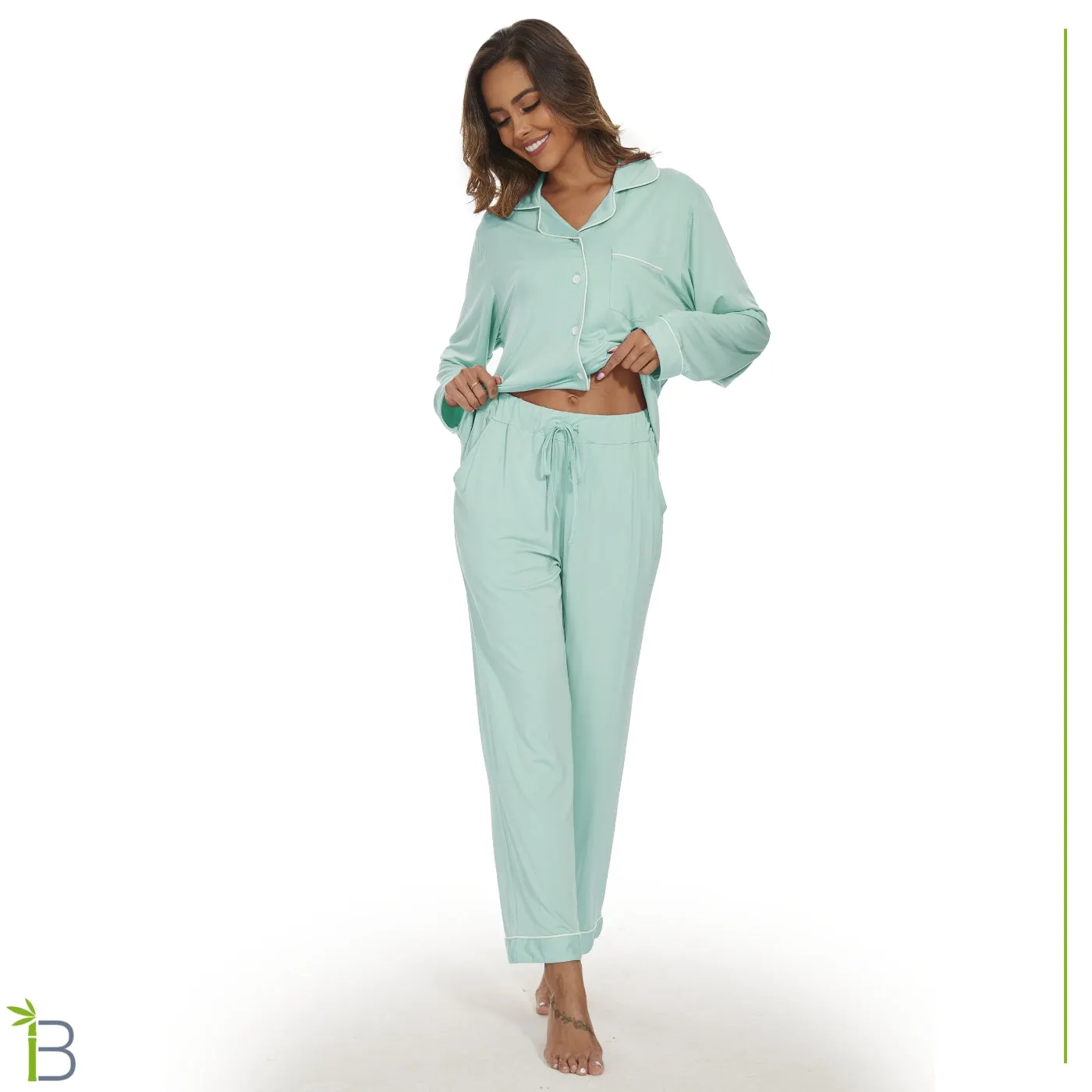 Long Sleeve Bamboo Viscose Pajama Set