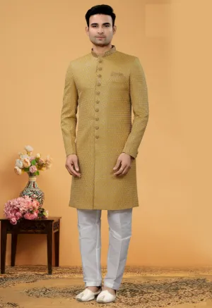 Men's Yellow Indo-Western Collection - Dwija Fashion Men