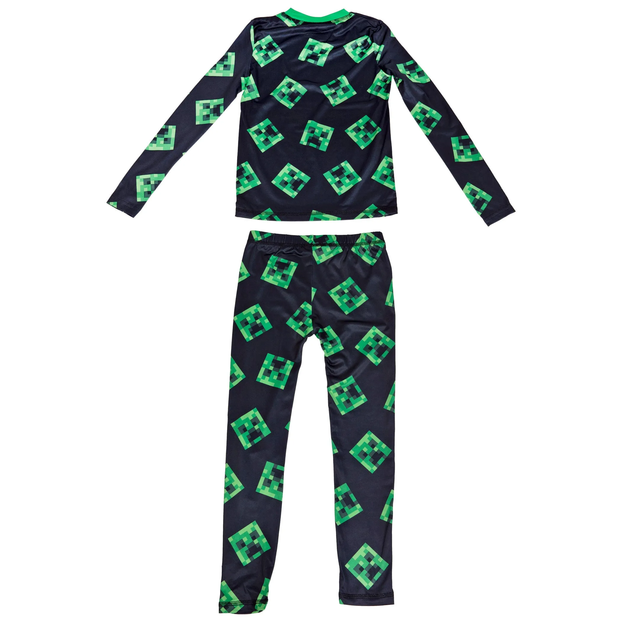 Minecraft Creepers All Over Youth 2-Piece Pajama Set