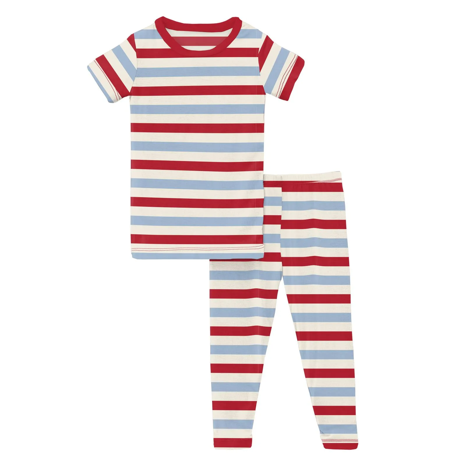 Pajama Set, S/S, Anniversary Balloon Stripe