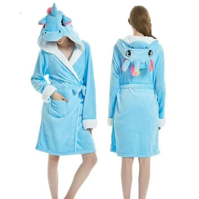 Panda Plush Bathrobe<br>Panda Bathdress