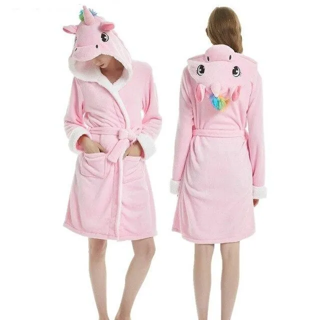 Panda Plush Bathrobe<br>Panda Bathdress