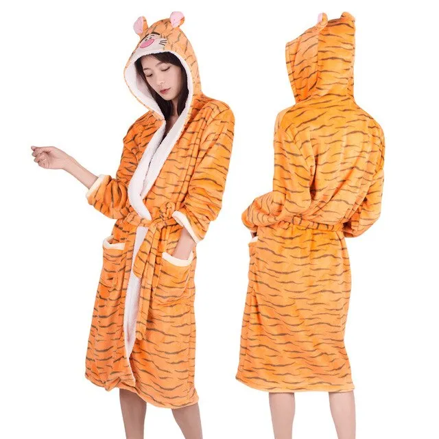 Panda Plush Bathrobe<br>Panda Bathdress