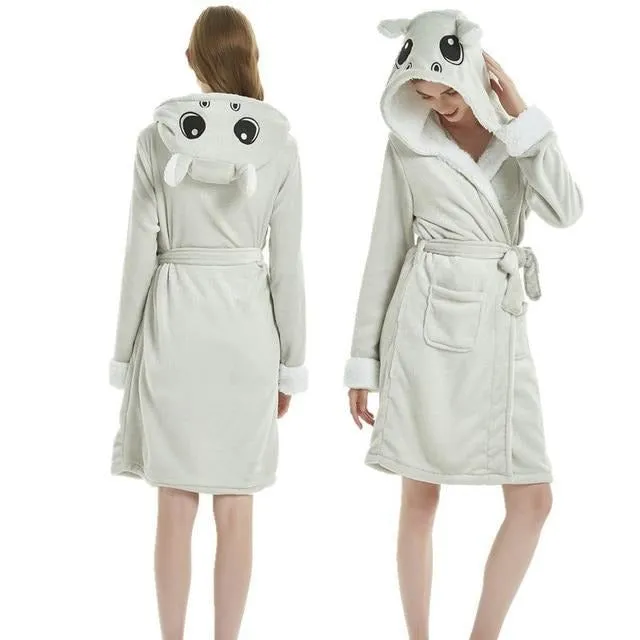 Panda Plush Bathrobe<br>Panda Bathdress