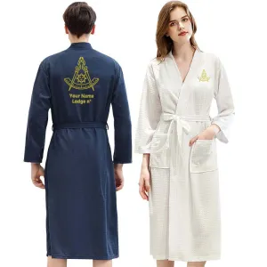 Past Master Blue Lodge California Regulation Bathrobe - Various Colors