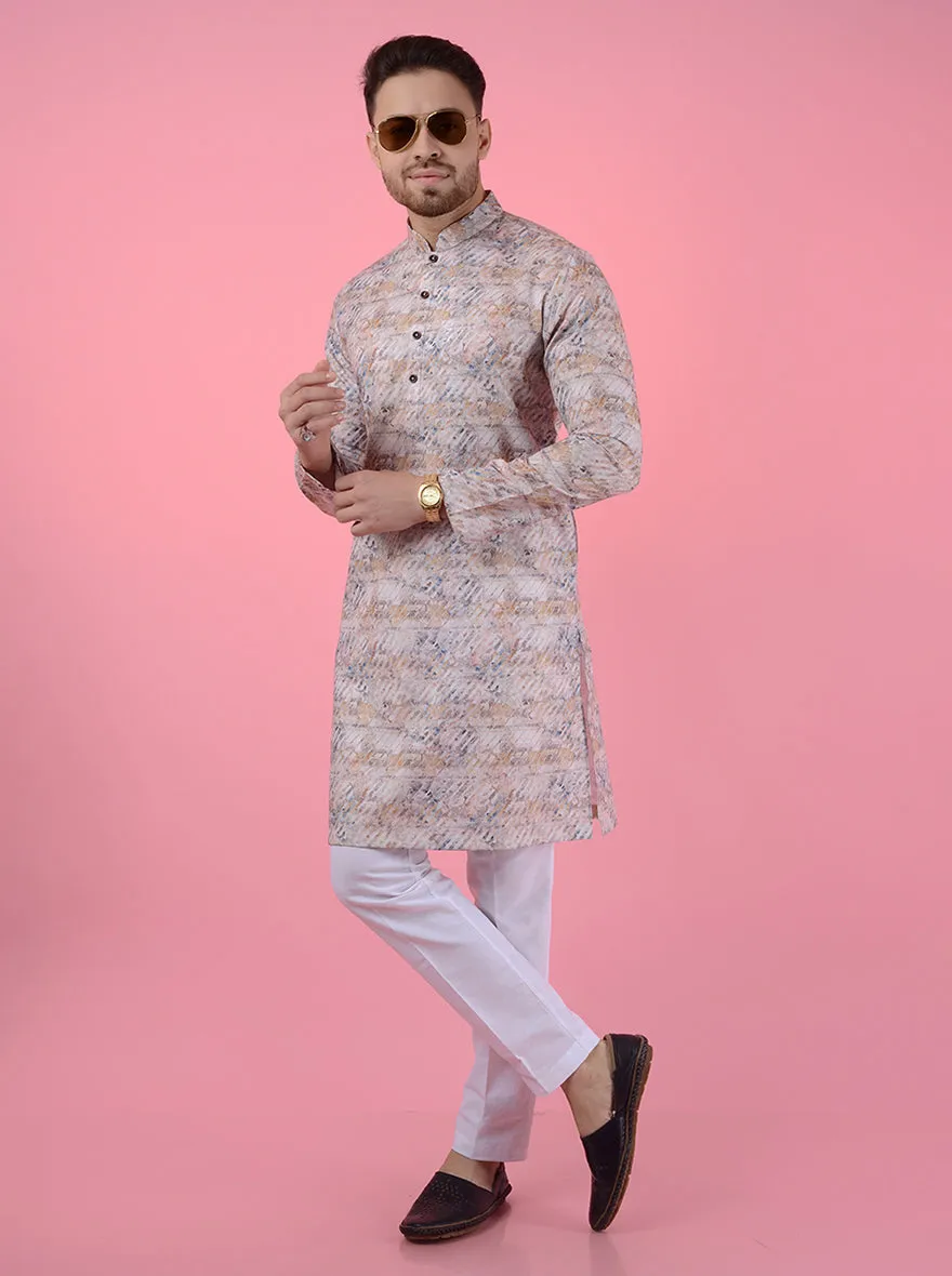 Peach Brown Kurta Pajama | TULA