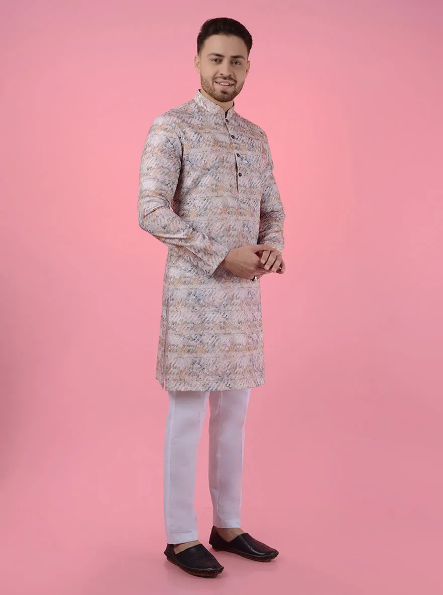 Peach Brown Kurta Pajama | TULA