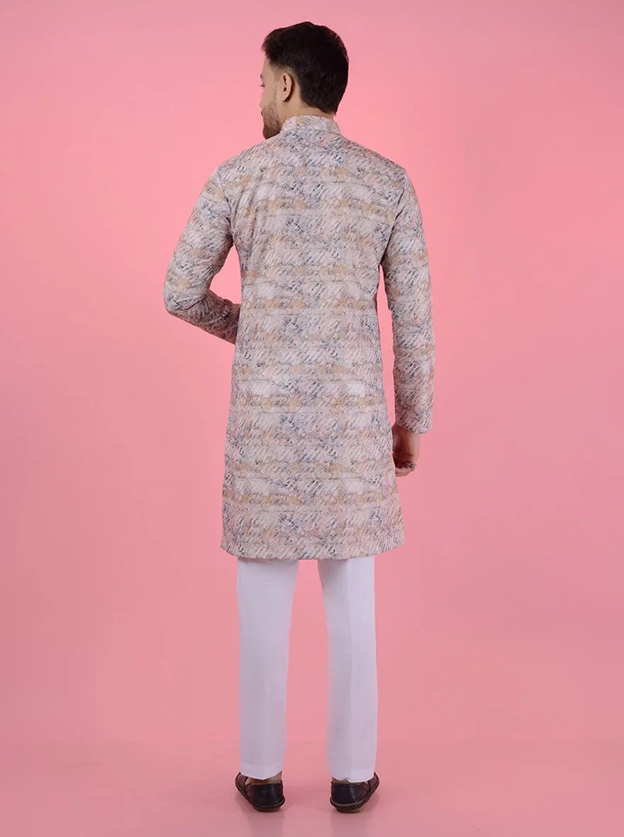 Peach Brown Kurta Pajama | TULA