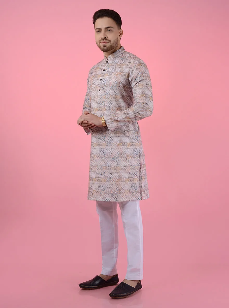 Peach Brown Kurta Pajama | TULA