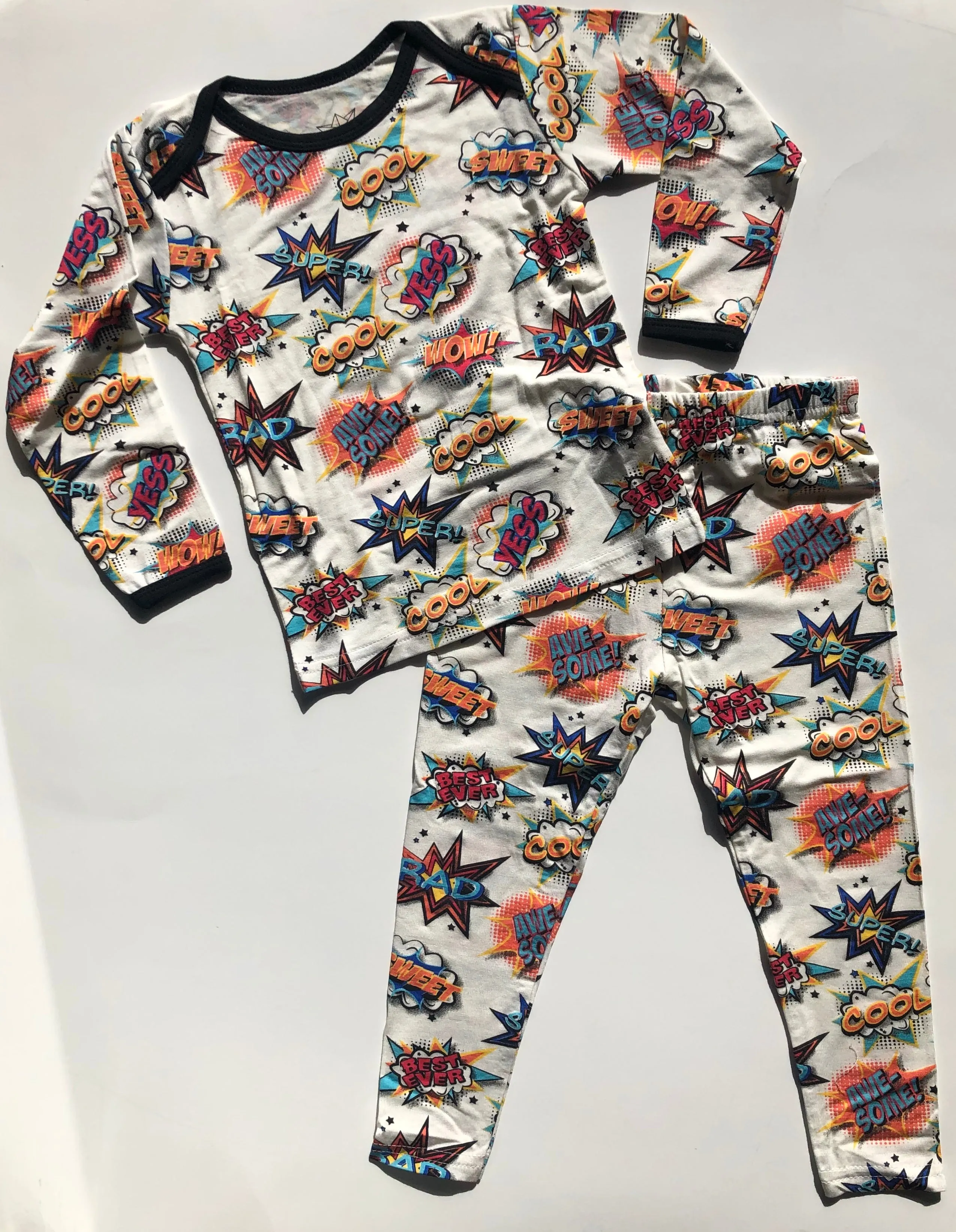 Peregrine Kidswear Comic Premium Toddler 2pc Pajama Set