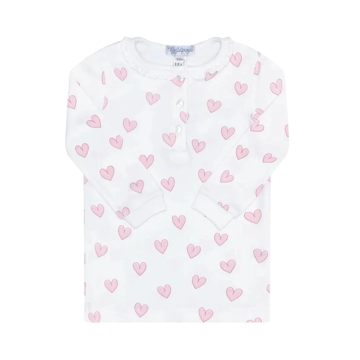 Pink Heart Print Pajama