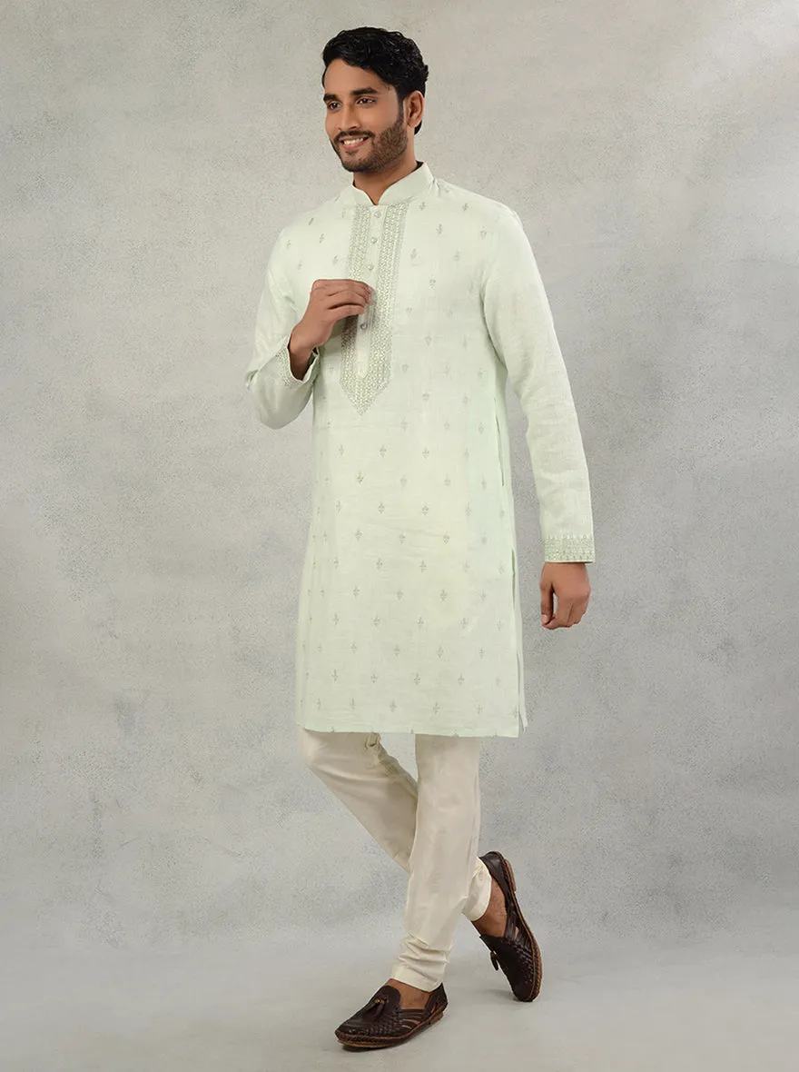 Pista Green Kurta Pajama | TULA