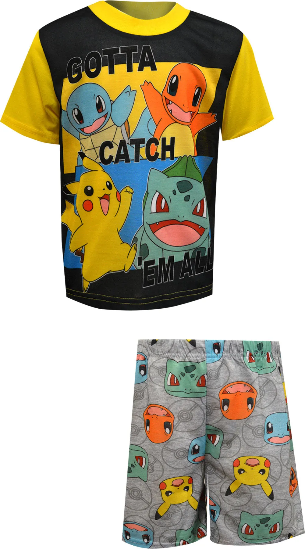 Pokemon Gotta Catch Em All Warm Weather Pajamas