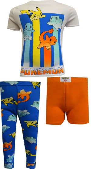 Pokemon Pikachu and Friends Launch into Action Pajamas