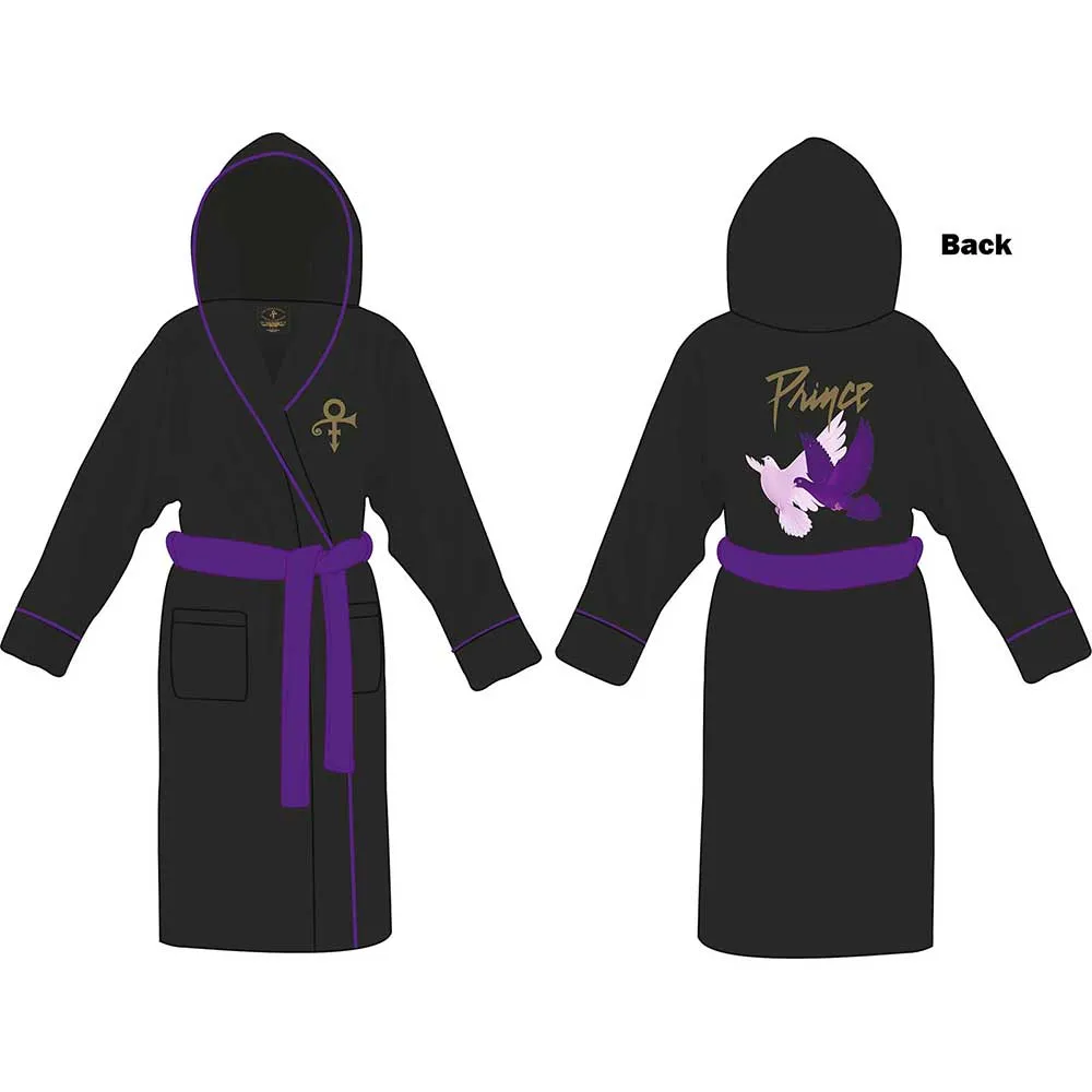 Prince Unisex Bathrobe: Doves