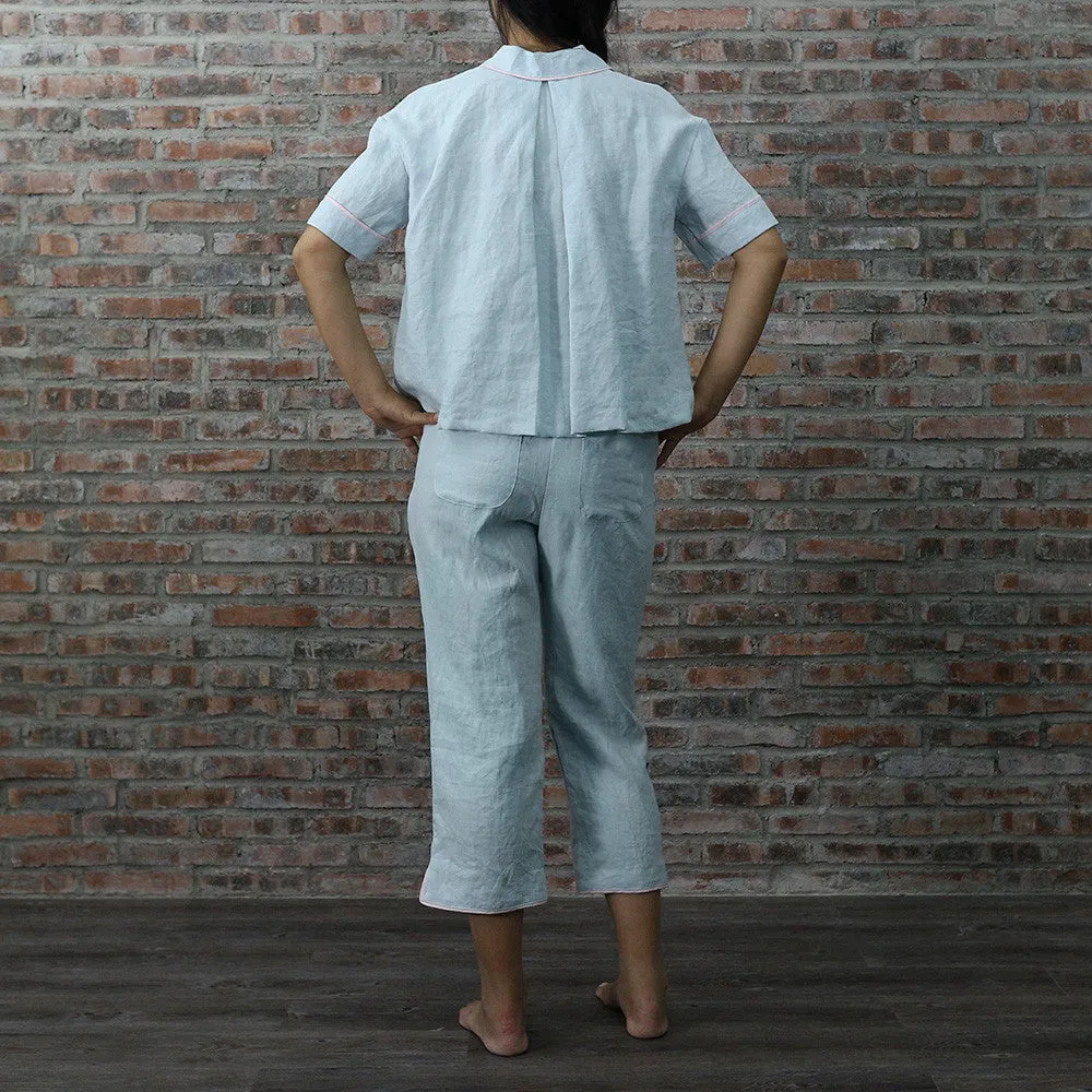 "Megan" Linen Pajama Set