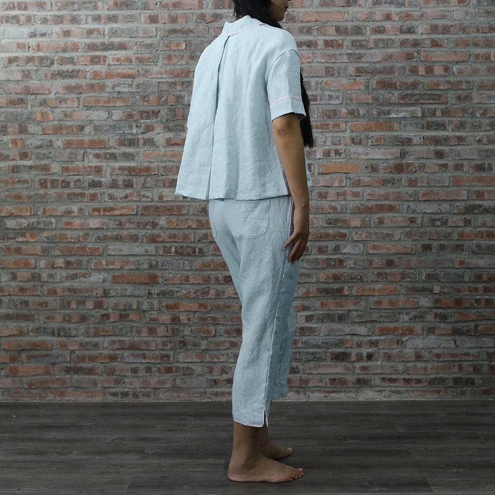 "Megan" Linen Pajama Set