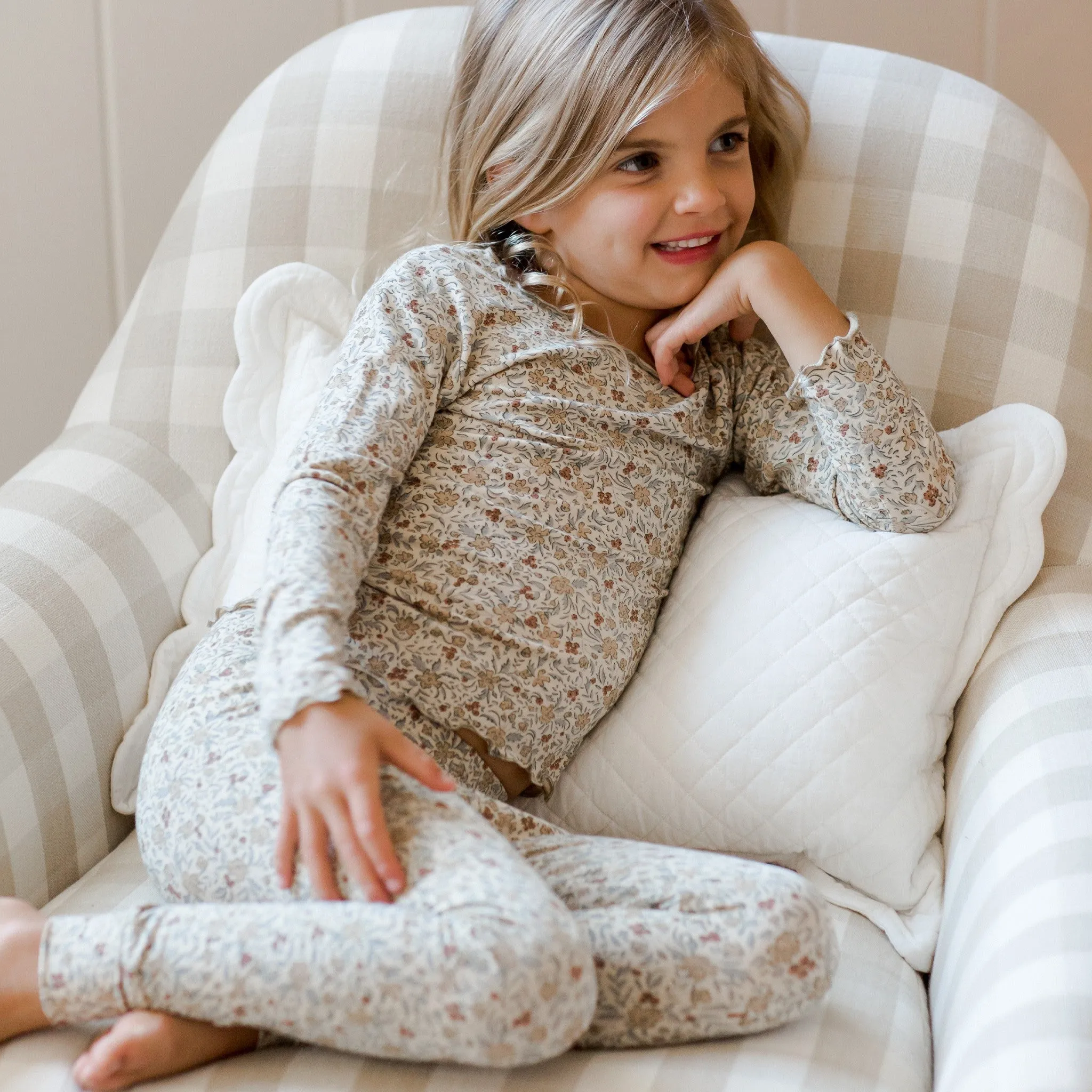 RYLEE   CRU - Modal Pajama Set | Golden Garden