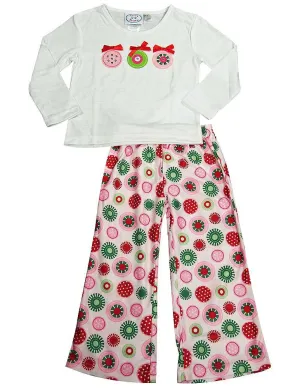 Sara's Prints Toddler & Girls Long Sleeve Two Piece Pajama Set - Flame Resistant, 38015