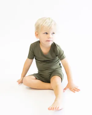 Short PJ Set in Olive