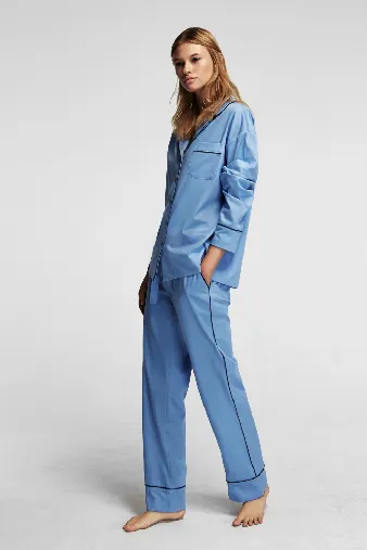 Sleeper Maria Blue Pajama Set with Pants