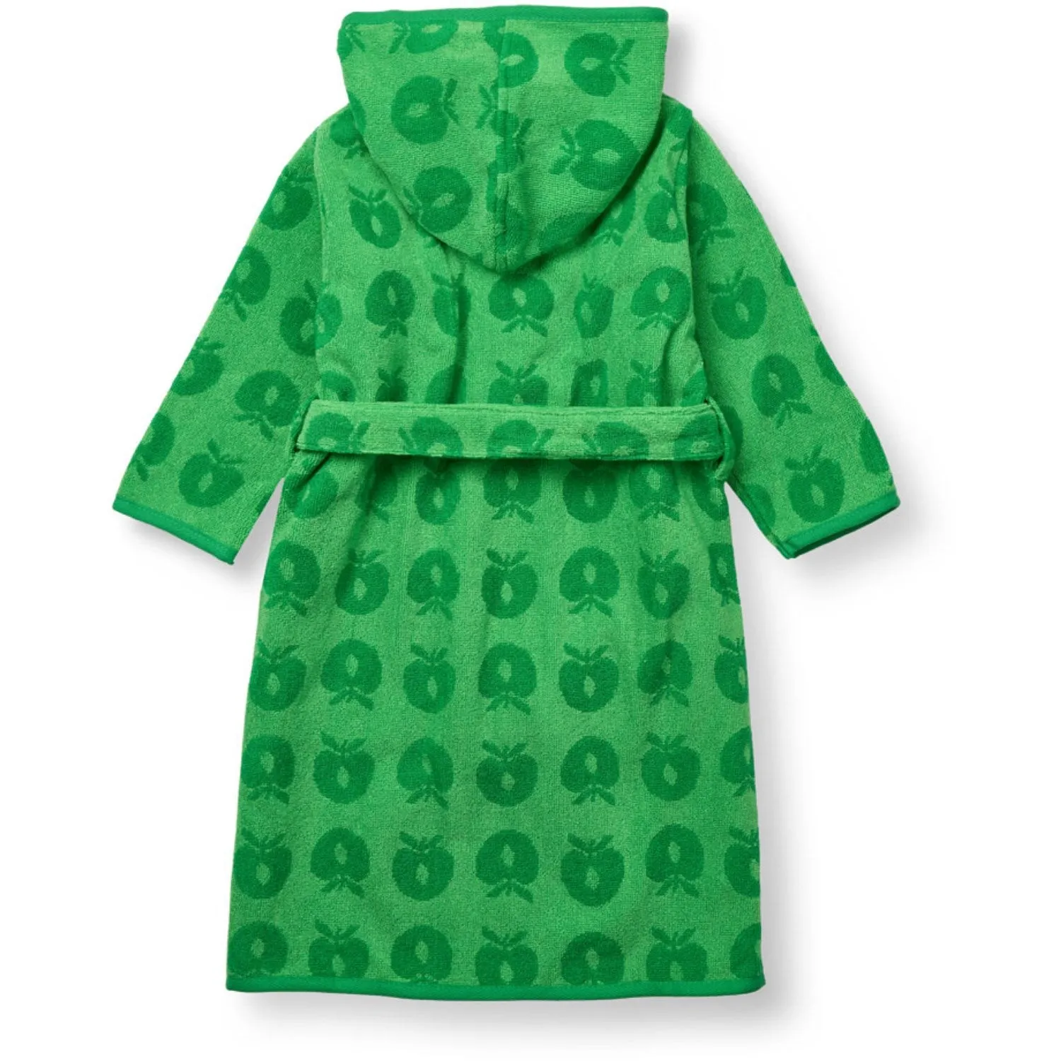 Småfolk Apple Green Bathrobe Med Æbler