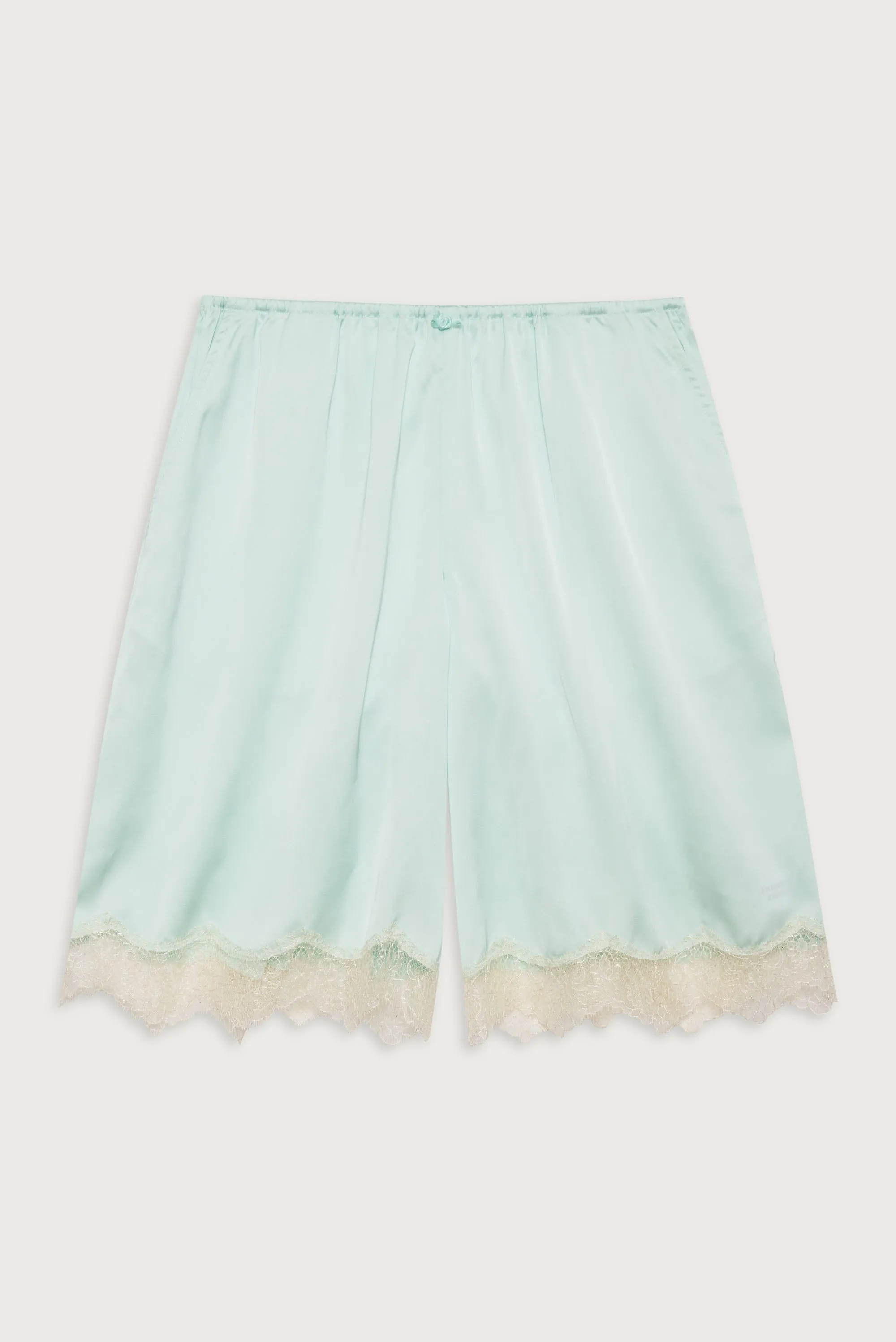 Snuggle Satin Capri Short - Pistachio