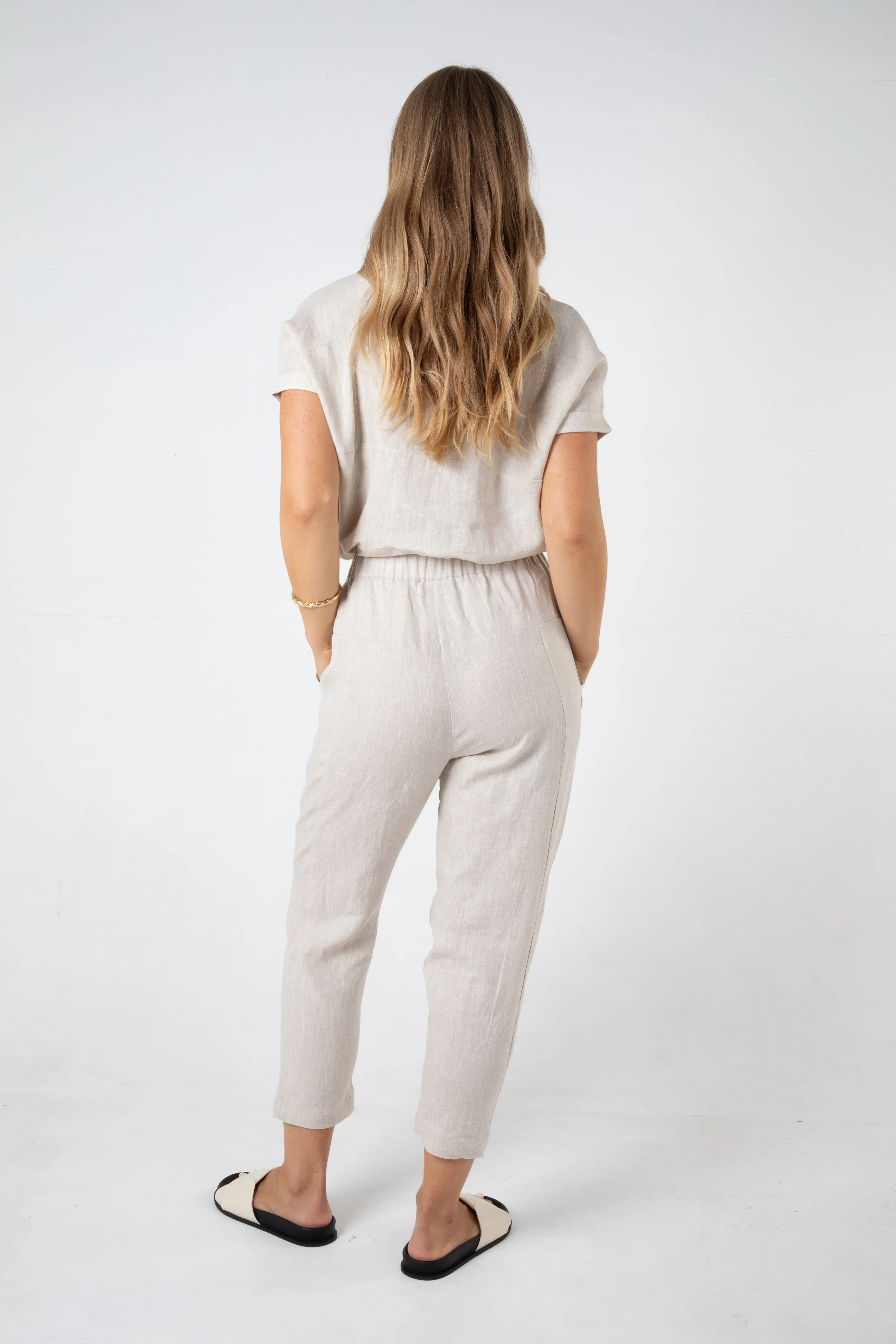 SUTTON HEMP PANT - NATURAL