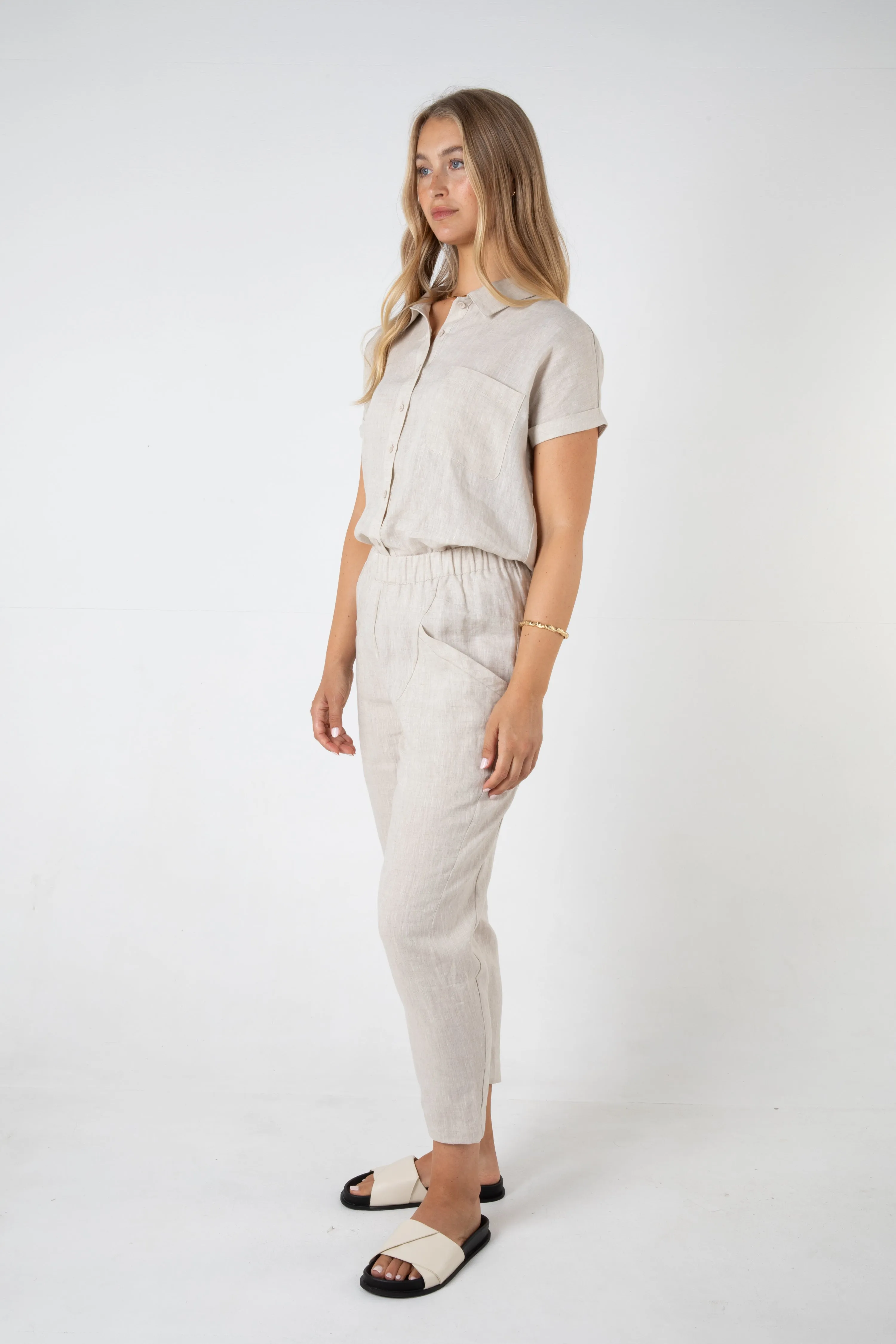 SUTTON HEMP PANT - NATURAL