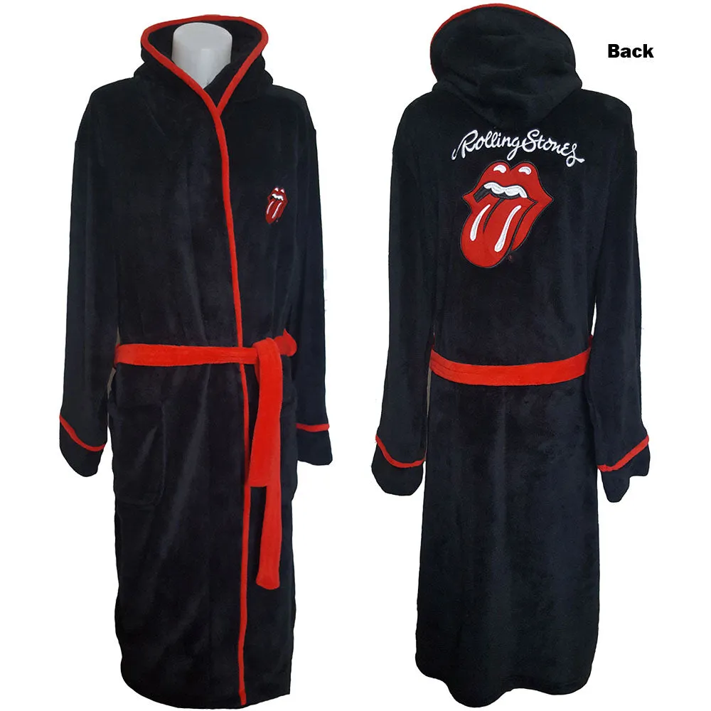 The Rolling Stones Unisex Bathrobe: Classic Tongue