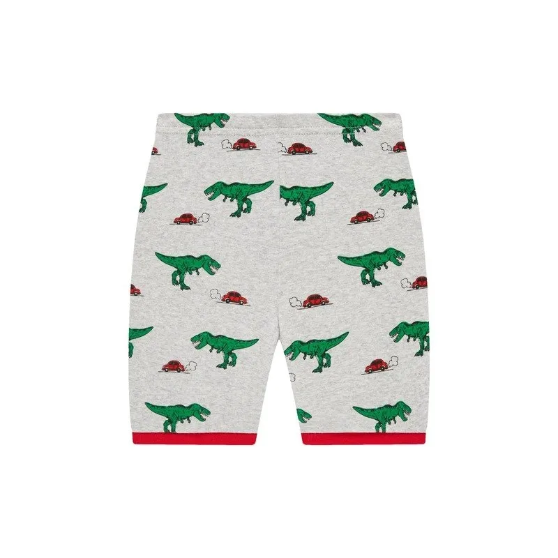 Toddler/Kid Boy's Short Sleeve Dinosaur Print Pajama Set