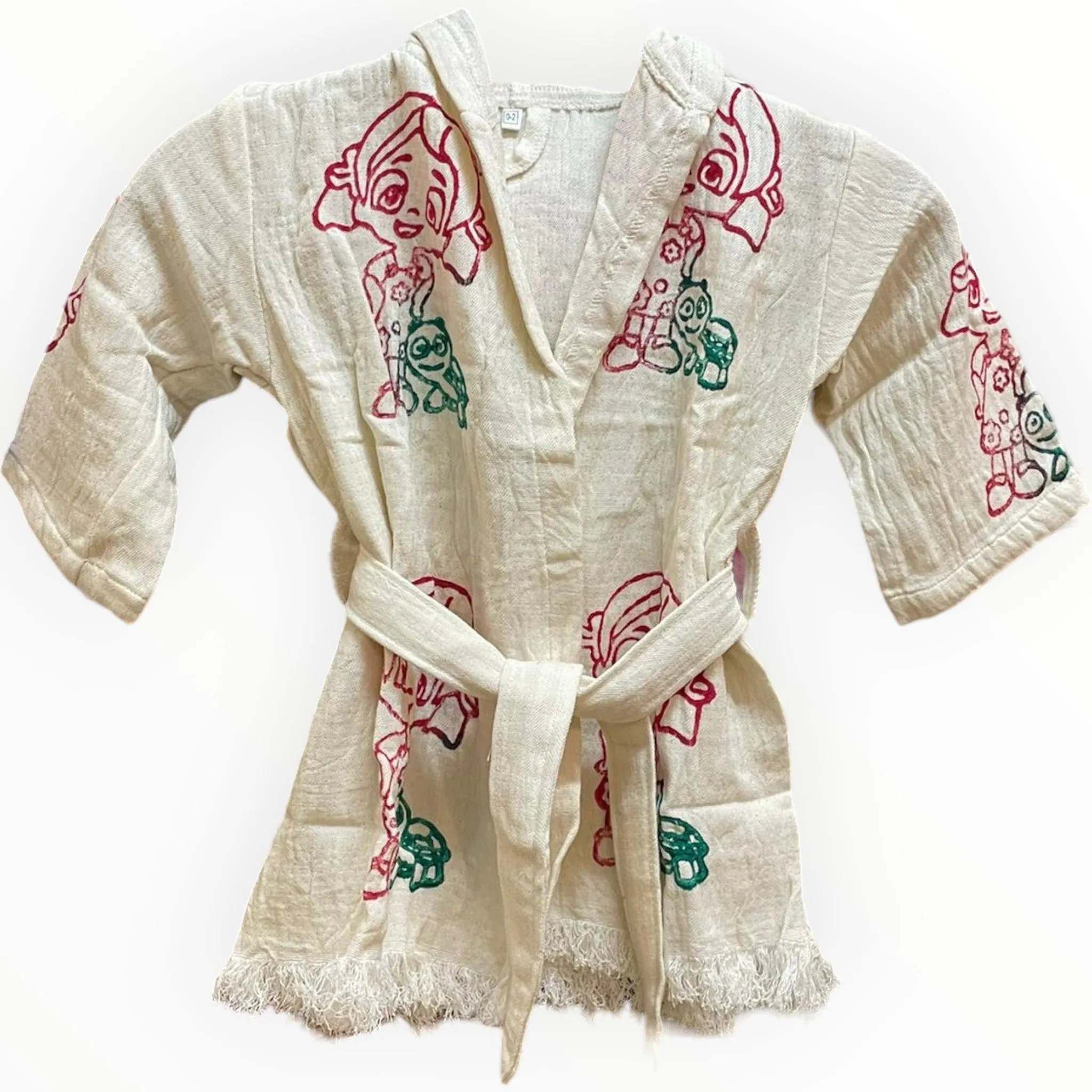 Turkish Towel Kids Bathrobe