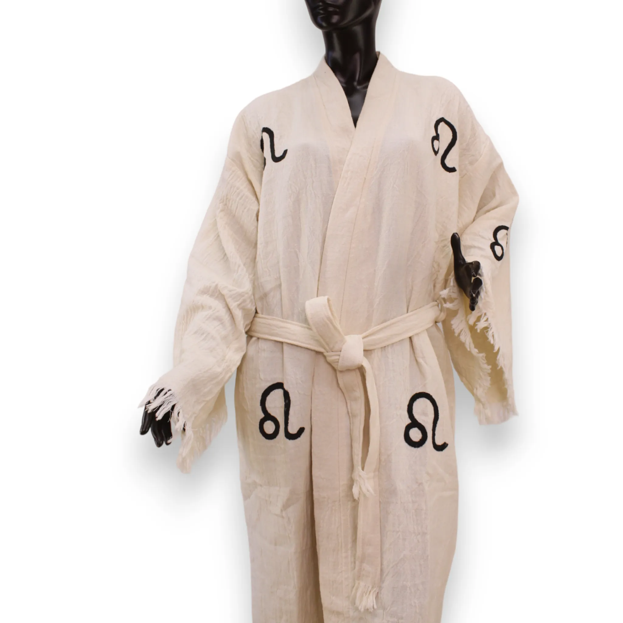 Turkish Towel Kimono Kaftan Bathrobe - Kimono Robe