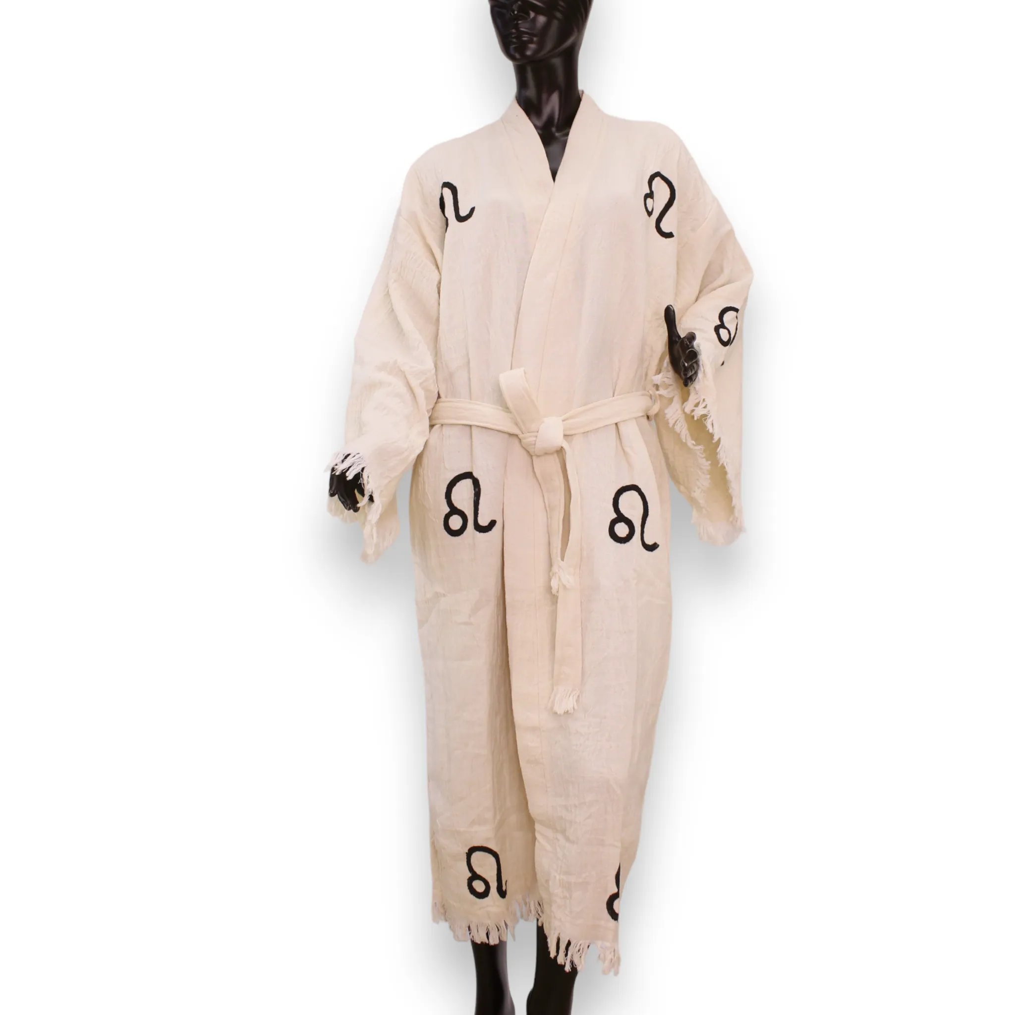 Turkish Towel Kimono Kaftan Bathrobe - Kimono Robe