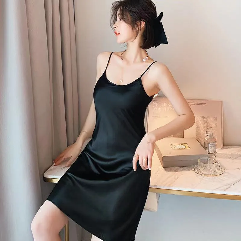 Wenkouban Cartoon Nightdress Women's Summer New Short-Sleeved Nightdress Pregnant Pajamas Women Sleepwear Sexy Nightgown