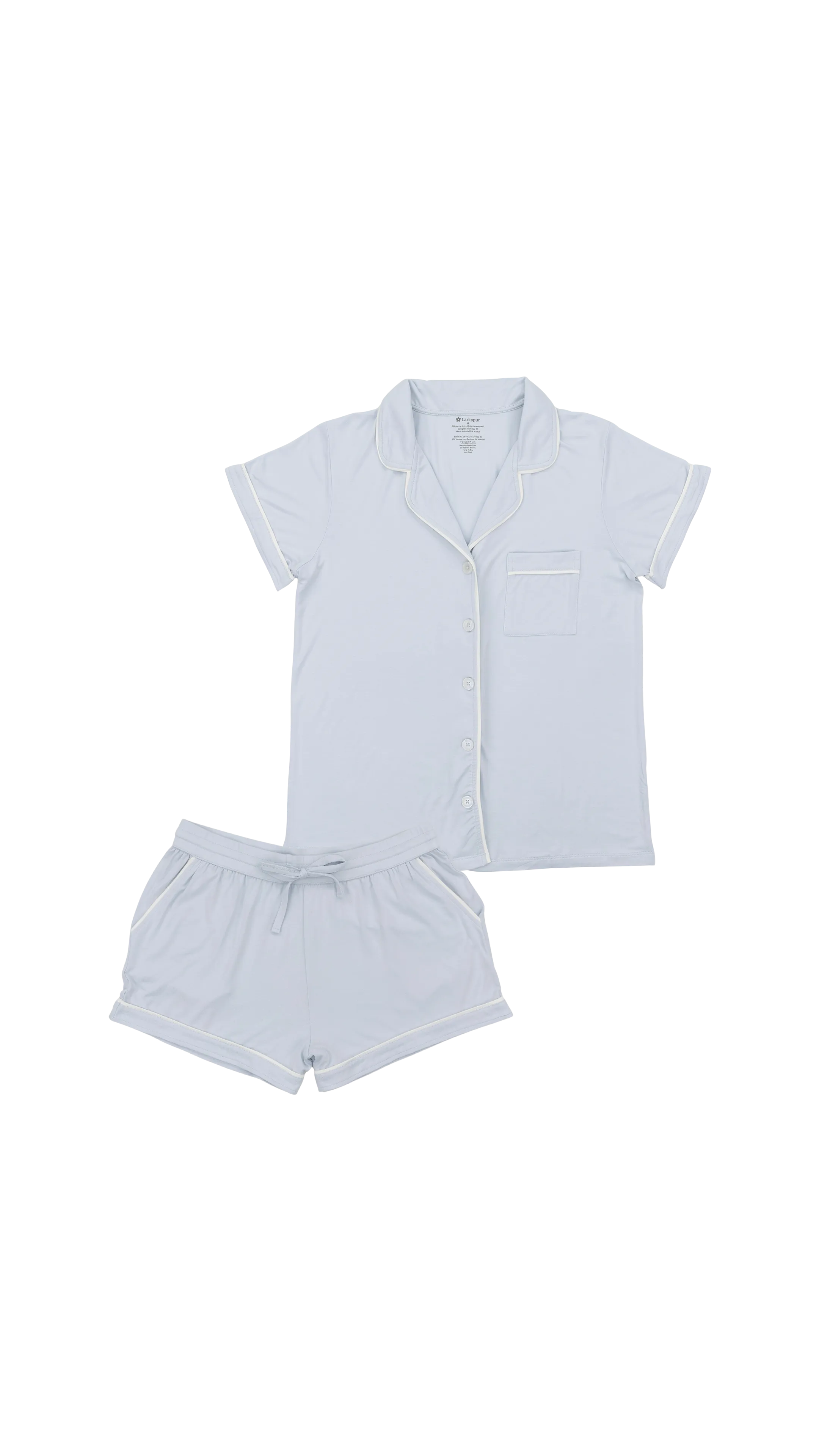 Women's Short Pajama Set in Cloud